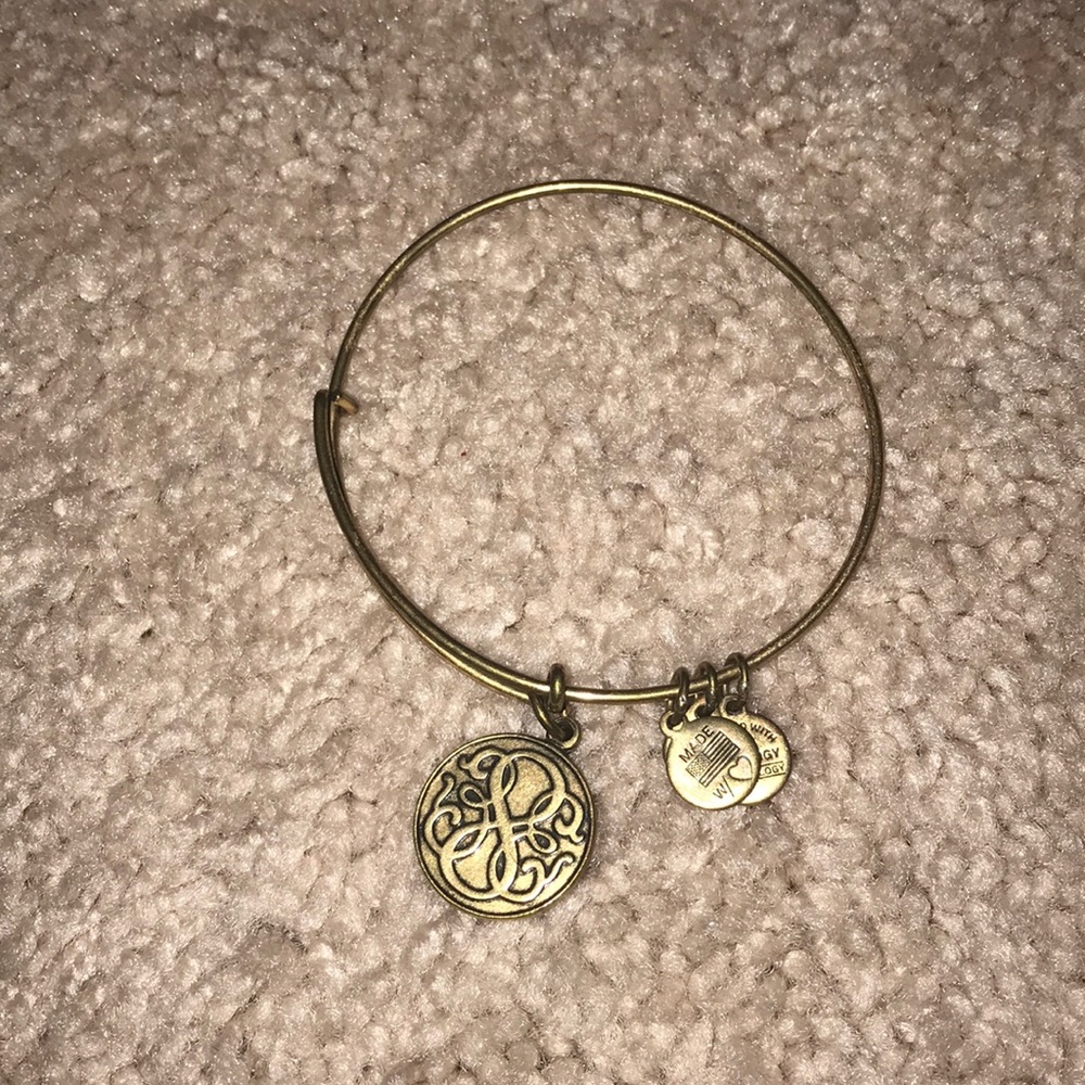 Gold Alex and Ani bracelet